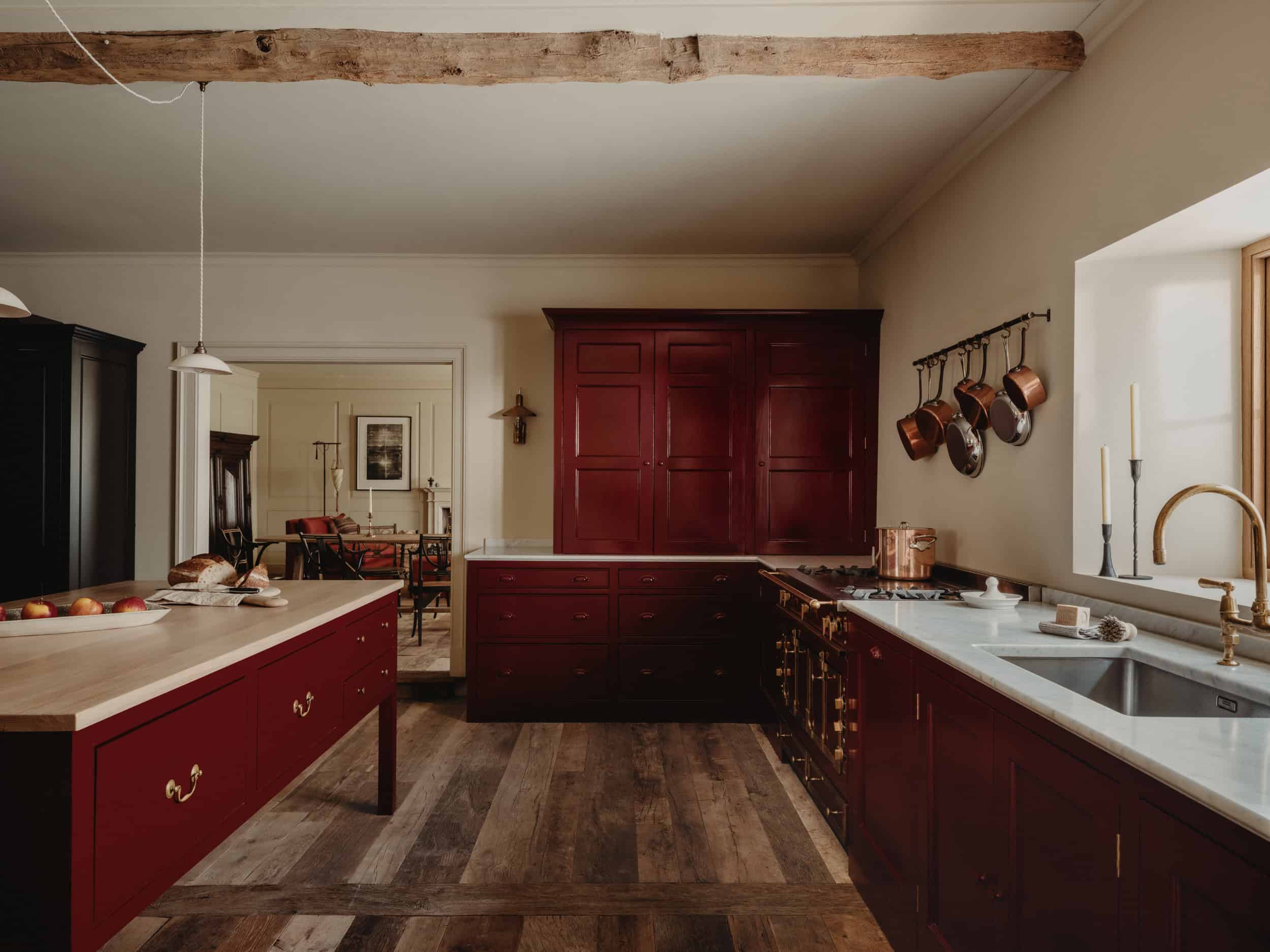 Reclaimed rustic oak flooring