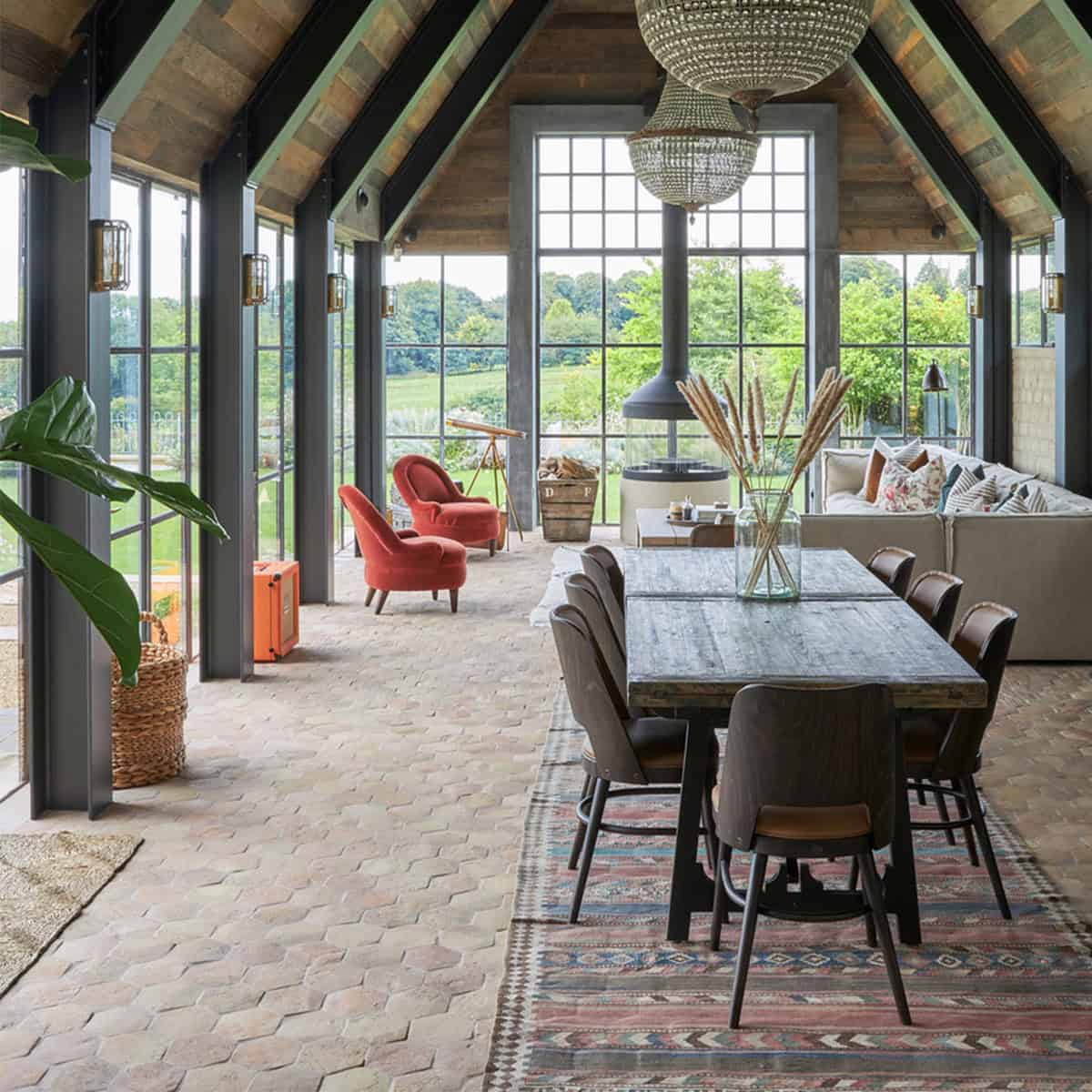 KY2 - Reclaimed Hex Terracotta Tiles - Image 6