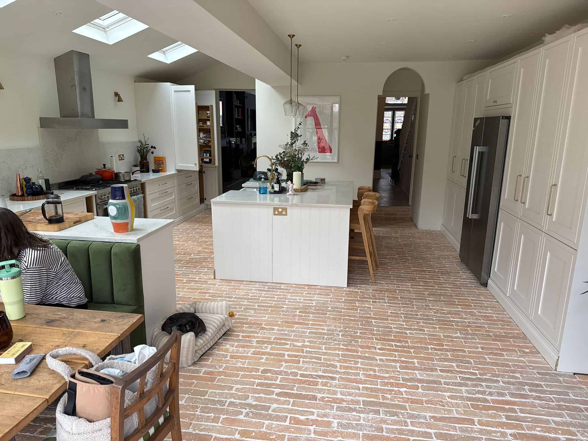 pale brick tile