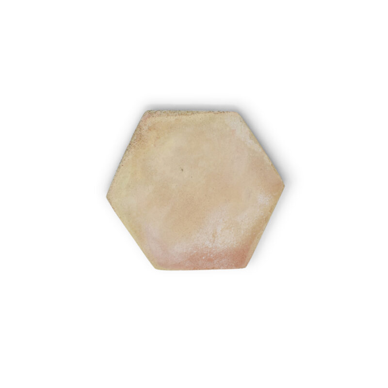 small hex terracotta tiles