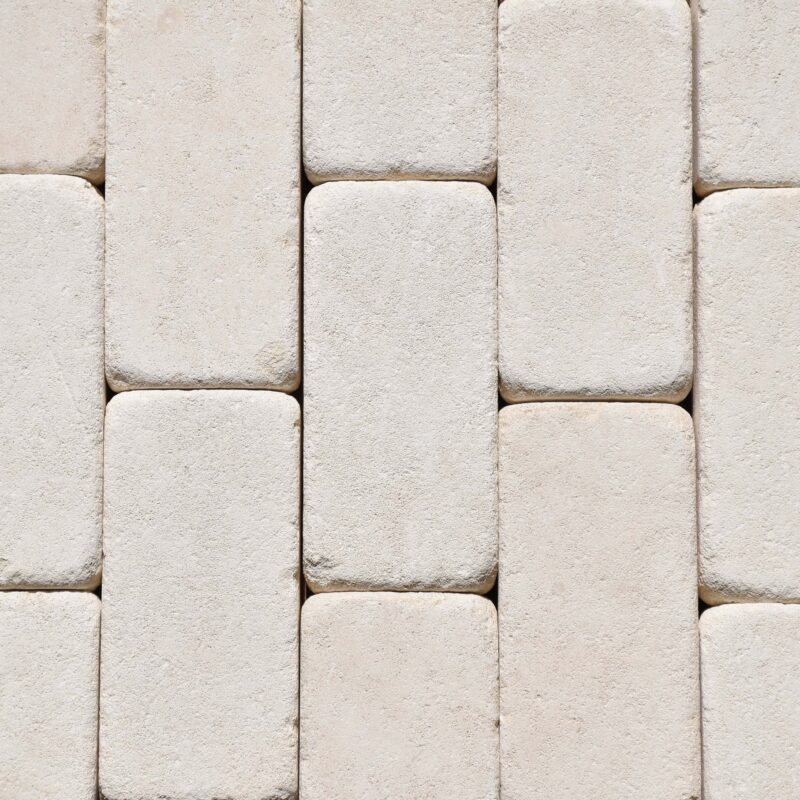 White Cobble French Limestone