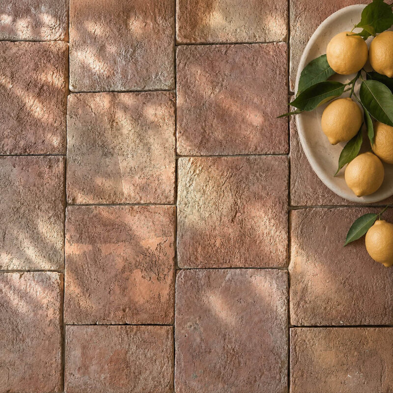 NK1 – Sqaure Terracotta Brick Tiles