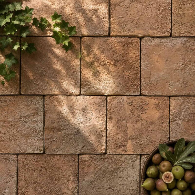 NK1 – Sqaure Terracotta Brick Tiles