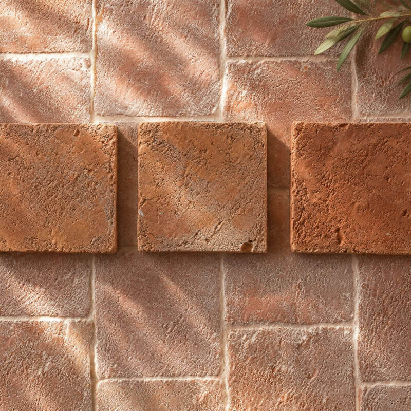 NK1 – Sqaure Terracotta Brick Tiles